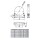 Edelstahlschornstein Wandhalter verstellbar Typ 0 Edelstahl Innendurchmesser DW80-DW250 mm