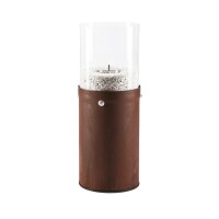 XL Bio-Ethanol Kamin – Glas, Edelstahl rostig &...