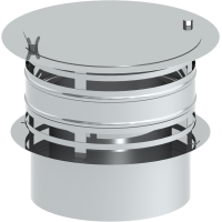 Hollandhaube mit drehbarer Reinigungsscheibe DW 80-250mm...