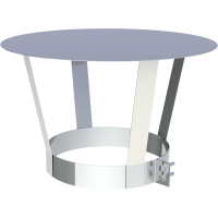 Regenhaube doppelwandig DW 80-250mm Premium
