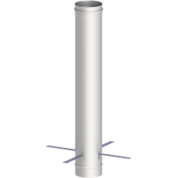 Längenelement 2000 mm mit Kondensatfalle für...