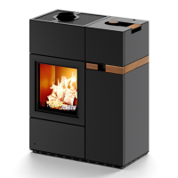 Quadra Duo - Hybridofen für Holz & Pellets Standard