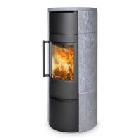 Kaminofen WIKING Luma 6 mit Natursteinverkleidung grau