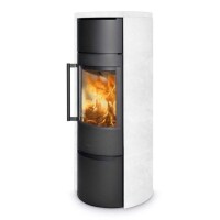 Kaminofen WIKING Luma 6 mit Natursteinverkleidung weiß